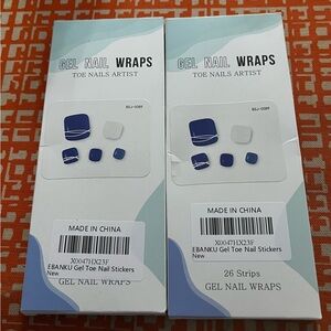 EBANKU Gel Toe Nail Stickers - 26 Strips